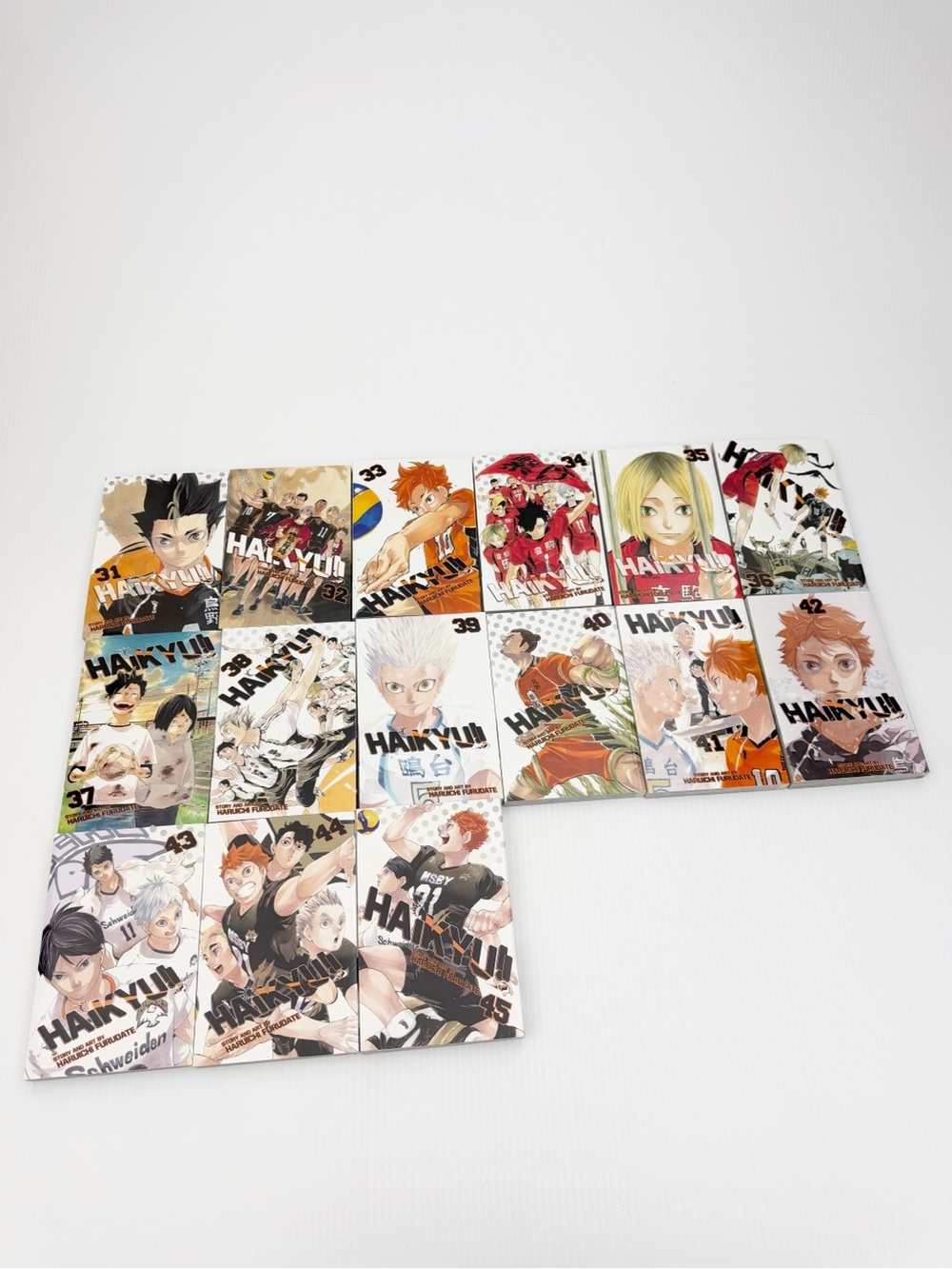 Haikyu Anime Manga Books Softcover Volumes 31-45 English Set
